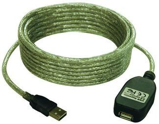 16FT USB 2.0 HI-SPEED ACTIVE EXTENSION CABLE USB-A M/F 16"