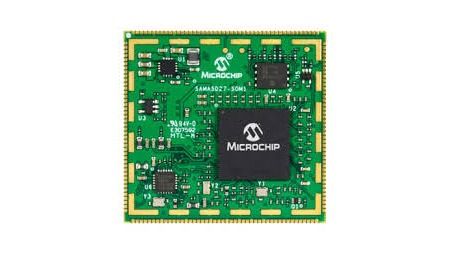 SAMA5D27 SOM1 is a small single-sided System-On-Module (SOM) based on the high performance
