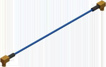 SMP Female R/A to SMP Female R/A Cable Assembly for .047 Cable (OAL 6")