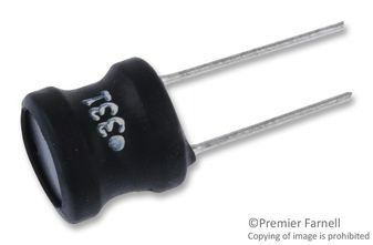 Ind Power Wirewound 330uH 10% 1KHz 40Q-Factor Ferrite 550mA RDL Bag