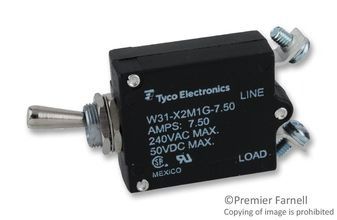 Circuit Breaker Thermal 1Pole 7.5A 250VAC/50VDC