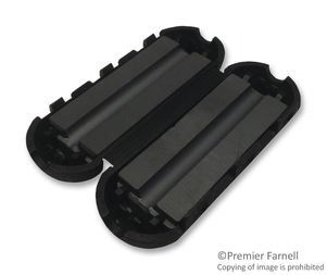Ferrite Core Broadband Split/Snap-on Core 53.39mm 18.75mm Round Cable