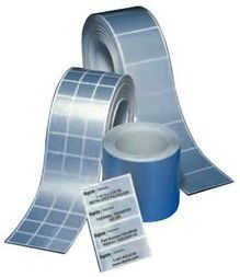 Cable Accessories Thermal Transfer Label Metalized Polyester Silver Roll