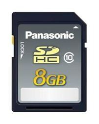 SDHC Card 8GB MLC 1.8V/2.5V/3.3V Industrial Temp