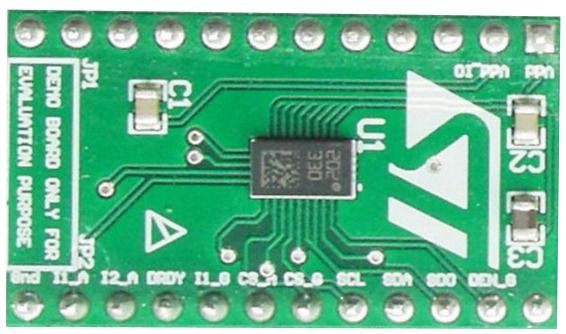 LSM330D Adapter Board For Standard DIL24 Socket