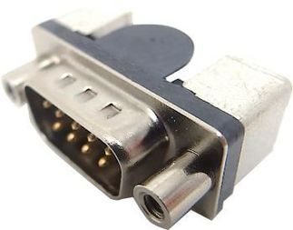 Connector D Subminiature Plug 25 Position Right Angle Surface Mount