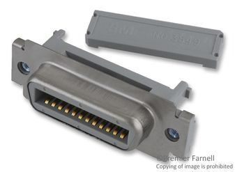 D-Sub Micro-D Connectors 24POS METAL FACE SKT W/ATTACHED BAIL