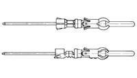 Contact PIN Wire Wrap ST Cable Mount Loose Piece
