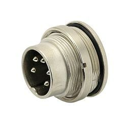 Conn Circular M 6 POS Solder ST Panel Mount 6 Terminal 1 Port