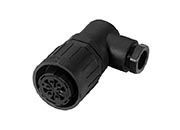 Conn Circular F 13 POS Crimp RA Cable Mount 13 Terminal 1 Port