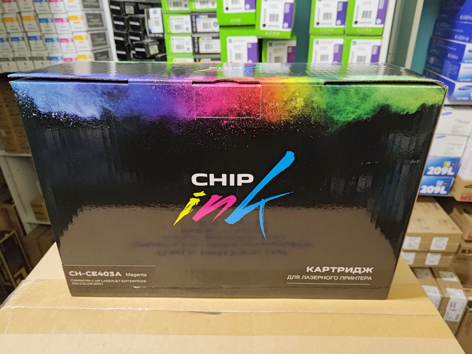 Картридж CHIP CH-CE403A для HP CLJ M551/M570/575