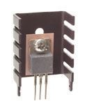 Heat Sink Passive TO-220 Thru-Hole 13.6°C/W Black Anodized
