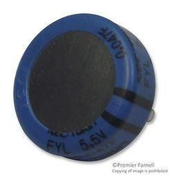 Cap 47000uF 5.5V -20% to 80% (12 X 5mm) Radial Cylindrical 5.08mm 70°C Bulk