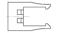 Connector Accessories Retention Plug Polycarbonate Black