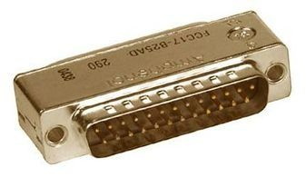 Conn Filtered D-Sub Adapter PIN/SKT 25/25 POS ST Panel Mount 1 Port