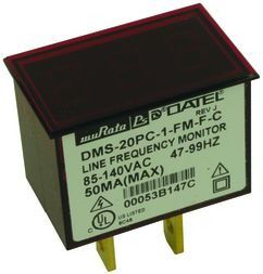 AC Frequency Monitor LED 10.2mm 47Hz to 99Hz 3DIGIT Panel Mount