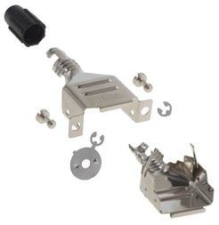 Connector Accessories D-Sub Junction Shell 37 POS Steel