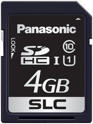 SD Card 4GB SLC 4.6V Industrial Temp