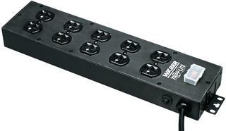Industrial Power Strip 120VAC Desktop/Wall Mount 10-OutletS 15-ft. Cord