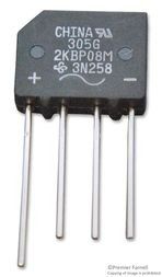 RECTFR BRIDGE SGL 800V 2A 4PIN CASE KBPM