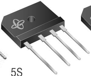 Diode Rectifier Bridge Single 800V 3.5A 4-Pin Case GSIB-5S Tube