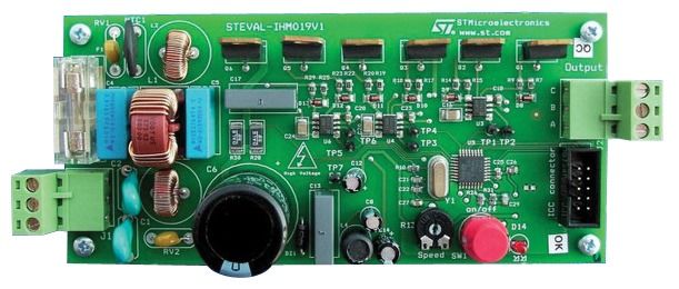 Complete Inverter For Low Power 3Phase Asynchronous Motors Demonstration Board