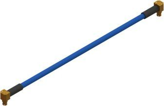 SMPM Female R/A to SMPM Female Cable Assembly for .085 Cable (OAL 6")
