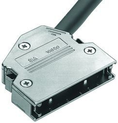 Connector Accessories Metal Junction Shell for Round Cable 26 POS Zinc Nickel Plated