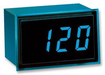 AC Line Voltage Monitor LED 9.4mm 85VAC to 264VAC 3DIGIT Panel Mount