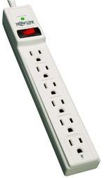 SURGE PROTECTOR STRIP 120V 6 OUTLET 4FT CORD 790 JOULE