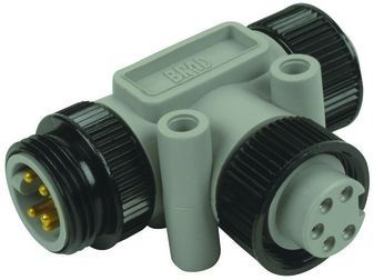 Conn Mini-C Adapter M/M/F 5/5/5 POS T Style 3 Port