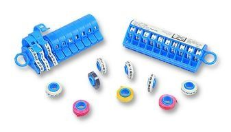 Cable Accessories Pre-Printed Marker Tape Dispenser Polyester White Roll