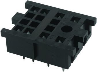 Conn Relay Socket SKT 2 POS Solder ST Thru-Hole