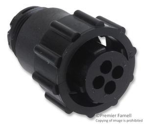 Conn CPC PIN 4 POS Crimp ST Cable Mount 4 Terminal 1 Port