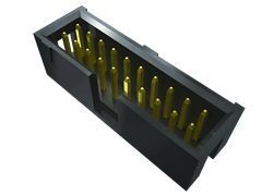 High Temperature Connector Strip Right Angle 2 Rows 5 Positions/Row 5000MO Insulation Resistance Surface Mount T/R