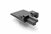 Connector Accessories 2-Way PIN Wedgelock Thermoplastic Black