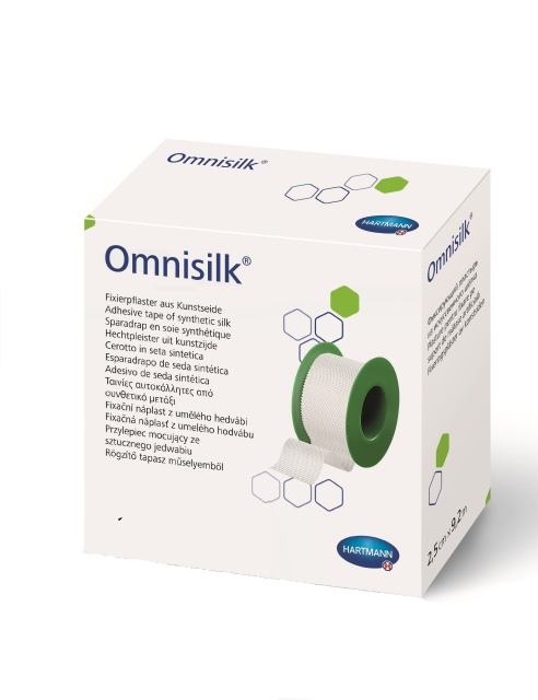 OMNISILK - фикс пластырь 2,5смx5м №1,  9004313, Hartmann