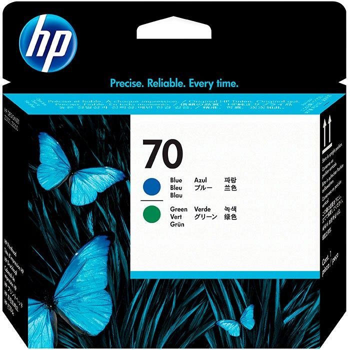 Картридж HP №70 C9408A  blue+green