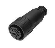 FEMALE CABLE CONNECTOR 19+PE