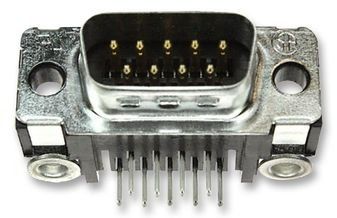 Conn D-Subminiature PIN 9 POS 2.74mm Solder RA Thru-Hole 9 Terminal 1 Port