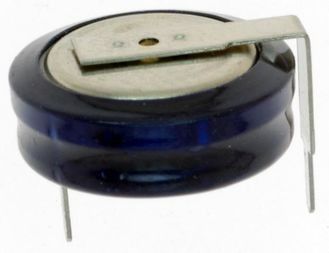 Cap 0.1F 5.5V -20% to 80% 1000 hr (12.4 X 11.5 X 5mm) Radial Stacked Coin 10mm 75 Ohm 70°C Bulk