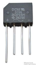 Diode Rectifier Bridge Single 600V 3A 4-Pin Case KBPM Bulk