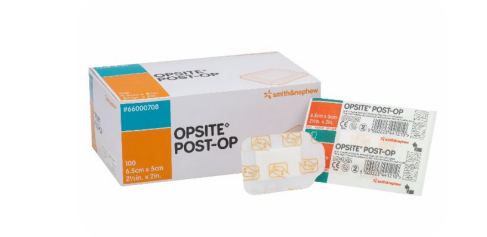 Водонепроницаемая, пленочная послеоперационная повязка  OPSITE POST-OP  35см x 10см Шт. в уп. 20, Smith&Nephew