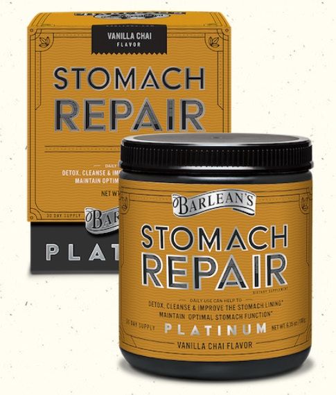 Barlean's STOMACH REPAIR - VANILLA CHAI 6.35 oz.
