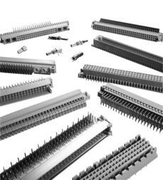 Conn DIN 41612 PIN 64 POS 2.54mm Solder RA Thru-Hole