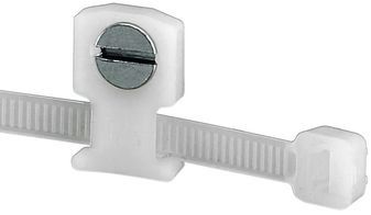 Cable Accessories Tie Mount Nylon 6/6 Natural Bulk