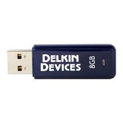 Thumb Drive, USB 2.0, 8GB, SLC, B270 Series, 57.6mm L w/ cap, -40~+85°C