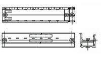 Connector Accessories Standard Rail Assembly Aluminum Alloy Black