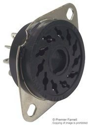 Conn Relay Socket SKT 11 POS Solder ST Thru-Hole