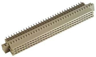 Conn DIN 41612 RCP 64 POS 2.54mm Solder RA Thru-Hole